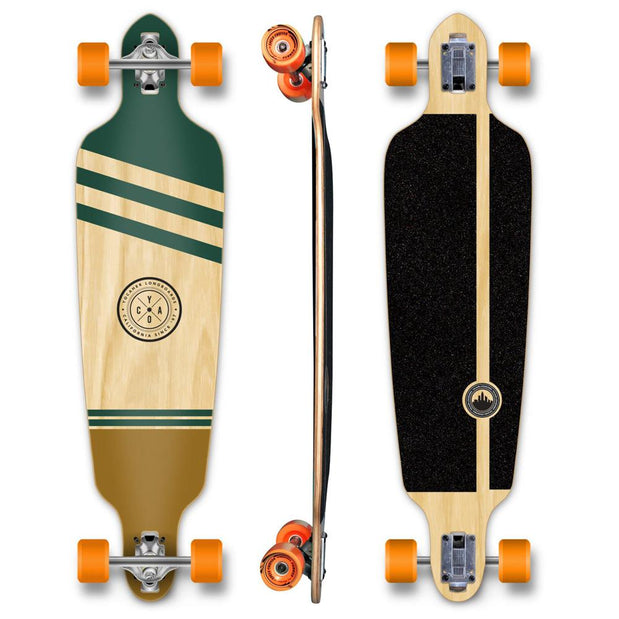 Yocaher Drop Through Longboard Complete - Earth Series - Wind - Longboards USA
