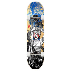 Yocaher Girl Samurai Blue Dragon  7.75" Skateboard  - Samurai Series - Longboards USA
