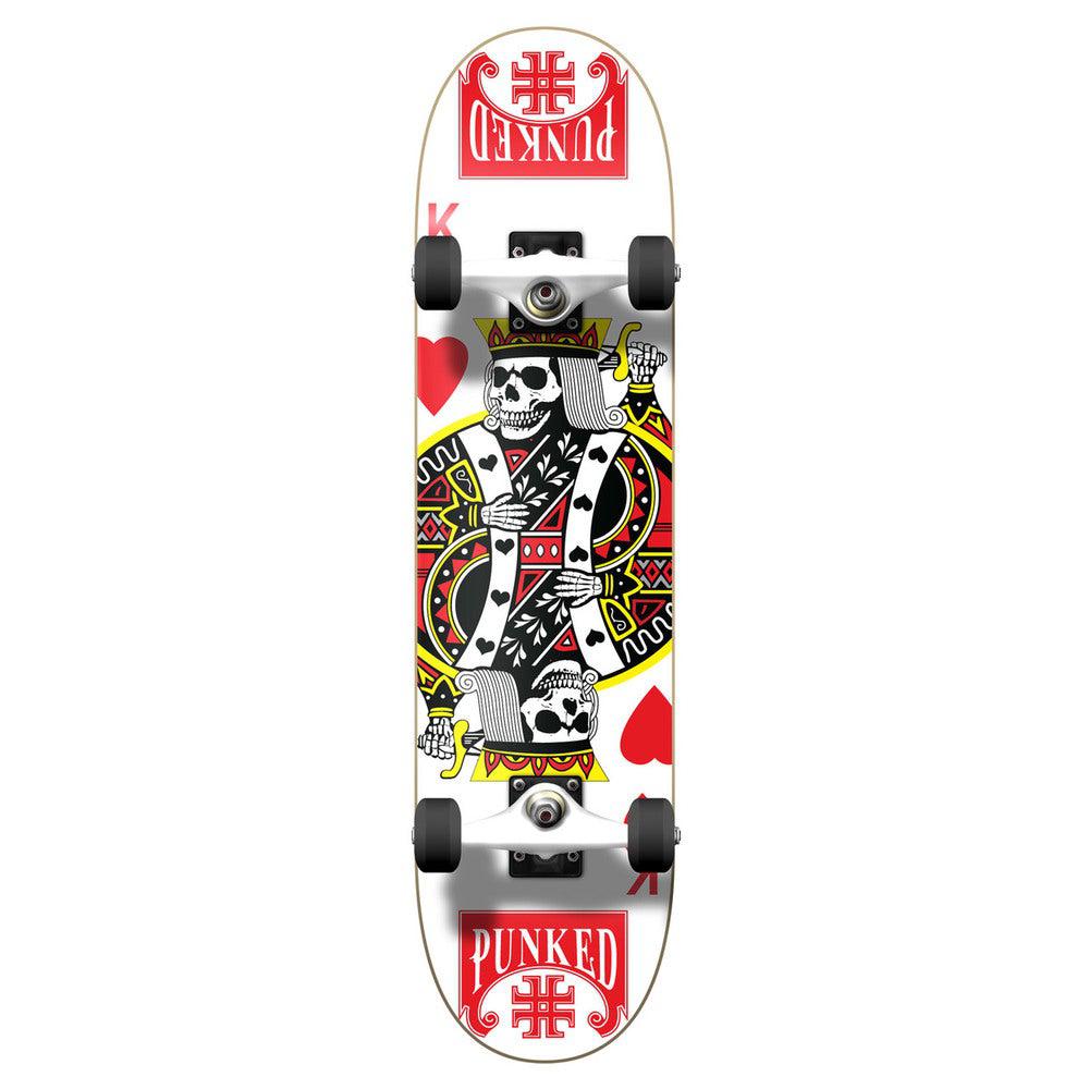Yocaher Graphic Complete 7.75" Skateboard - King of Hearts - Longboards USA