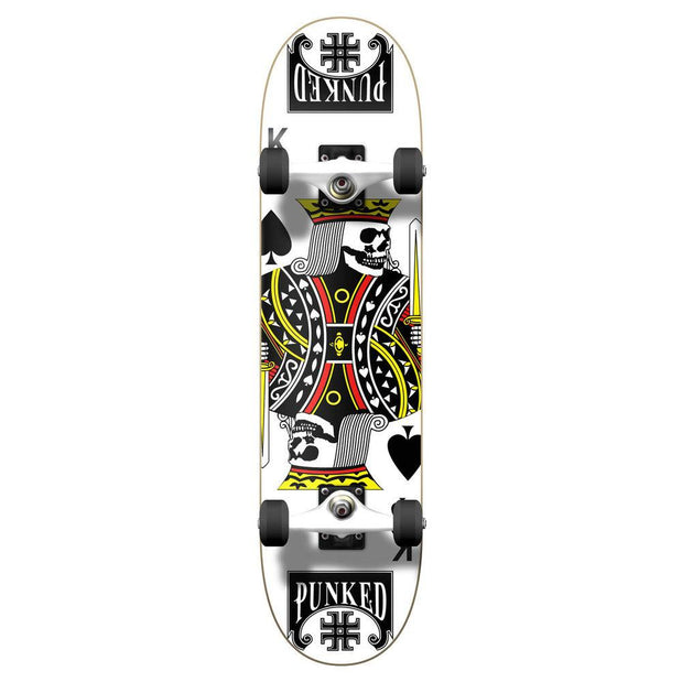 Yocaher Graphic Complete 7.75" Skateboard - King of Spades - Longboards USA