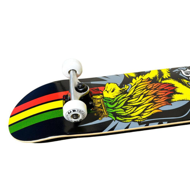 Yocaher Graphic Complete 7.75" Skateboard - Rasta - Longboards USA