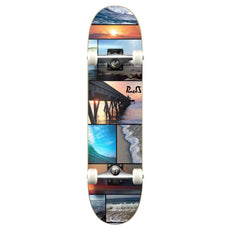 Yocaher Graphic Complete 7.75" Skateboard - Seaside - Longboards USA