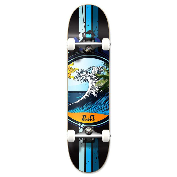 Yocaher Graphic Complete 7.75" Skateboard - Wave - Longboards USA