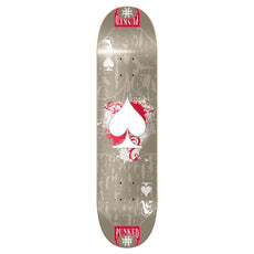 Yocaher Graphic Skateboard Deck - Ace Grey - Longboards USA