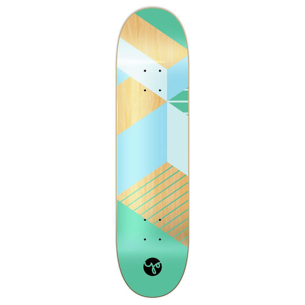 Yocaher Graphic Skateboard Deck - Geometric Series - Green - Longboards USA