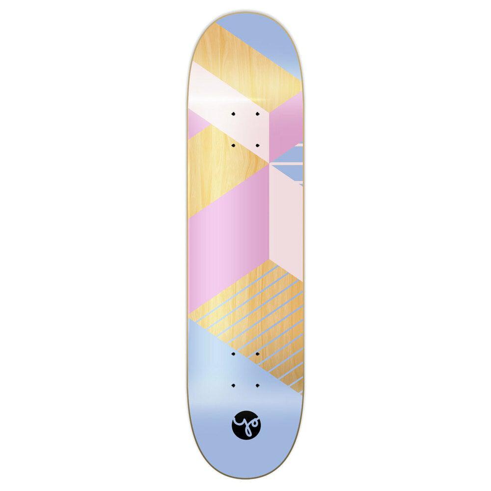 Yocaher Graphic Skateboard Deck - Geometric Series - Purple - Longboards USA