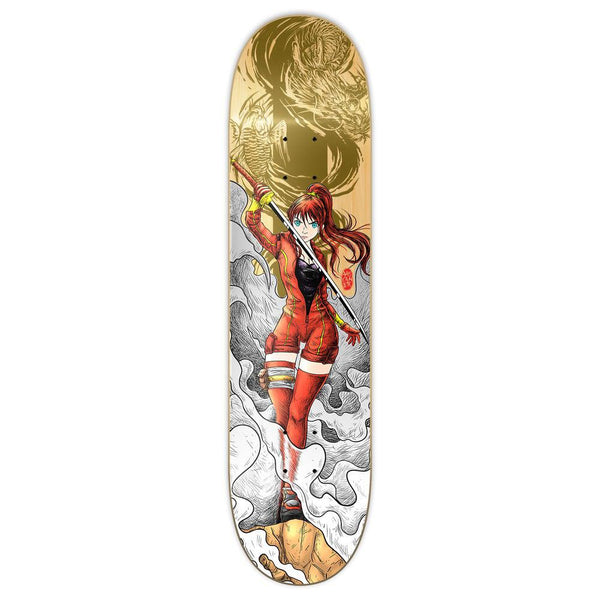 girl skateboard deck 野村訓市　cat power Yocaher Graphic Skateboard Deck - Samurai Series - Girl
