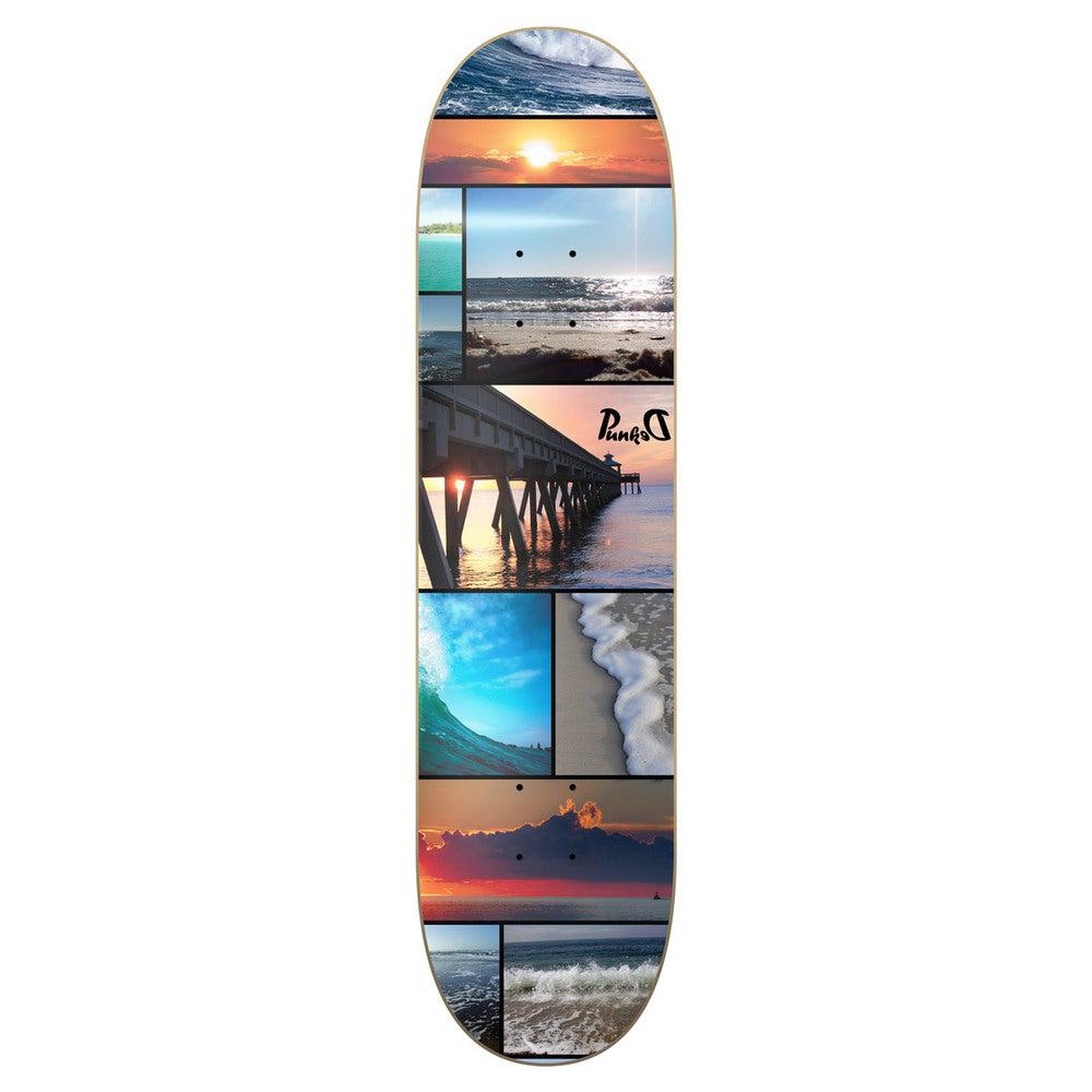 Yocaher Graphic Skateboard Deck - Seaside - Longboards USA