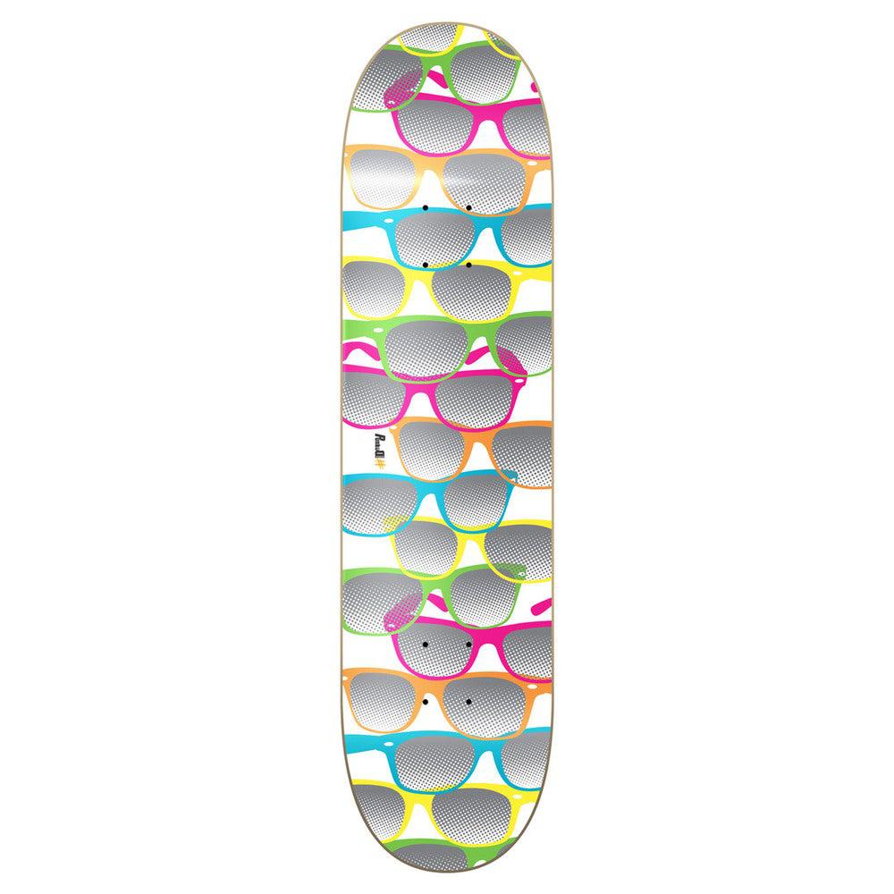 Yocaher Graphic Skateboard Deck - Shades White - Longboards USA