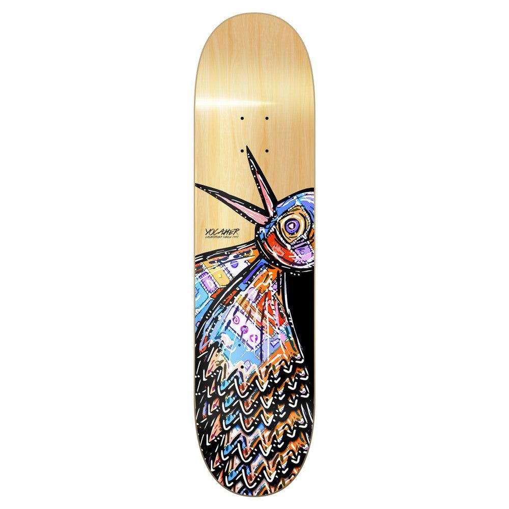 Yocaher Graphic Skateboard Deck - The Bird Natural - Longboards USA