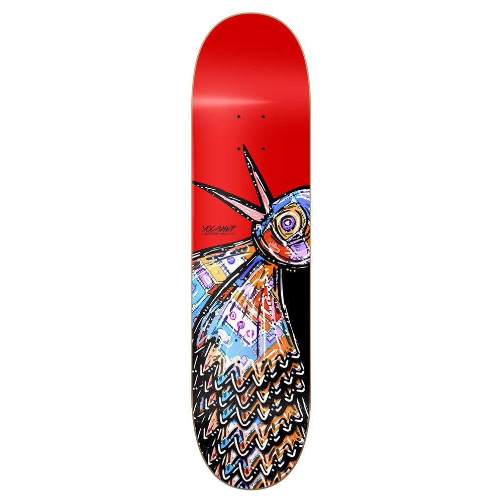 Yocaher Graphic Skateboard Deck - The Bird Red - Longboards USA