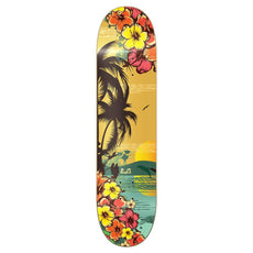 Yocaher Graphic Skateboard Deck - Tropical Day - Longboards USA