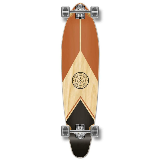 Yocaher Kicktail Longboard Complete - Earth Series - Mountain - Longboards USA