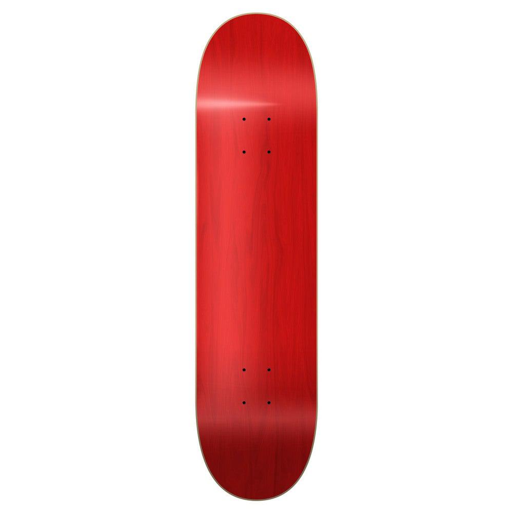 Yocaher  Pro Blank Skateboard Deck - Stained Red - Longboards USA