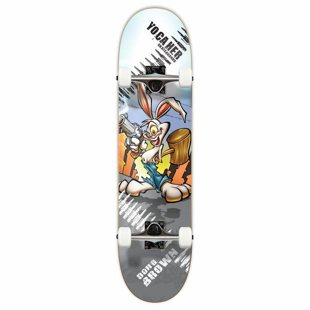 Yocaher Radical Rabbit 7.75" Skateboard Complete - Longboards USA