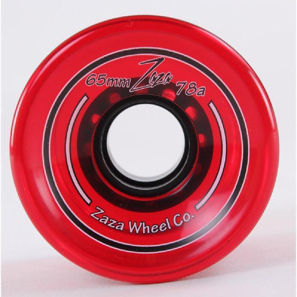 zaza coyote wheels 65mm 84a ダウンヒル フリーライド Zaza Longboard Cruiser Wheels 65mm - Clear Red - 78a – Longboards USA