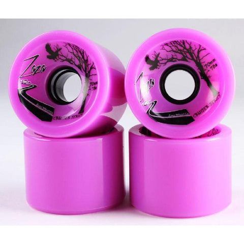 Zaza Longboard Cruiser Wheels 70mm 78a - Purple - Longboards USA