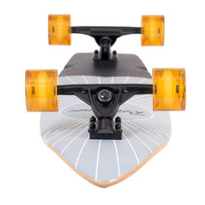 Zed  Pewter Pointe 44" Top Mount Bamboo Kicktail Longboard - Longboards USA