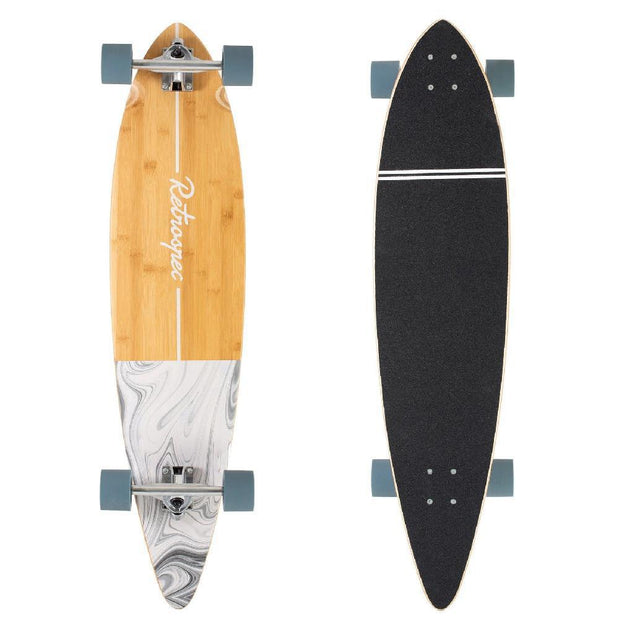 Zed Whitecaps 41" Bamboo Pintail Longboard - Longboards USA