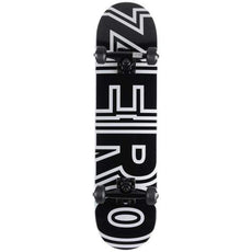 Zero Bold Black/White 7.25" Complete Skateboard - Longboards USA